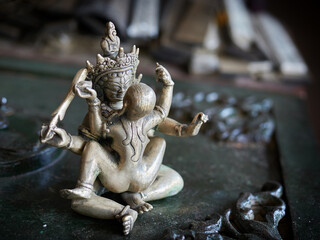 Antique statuette of the East.