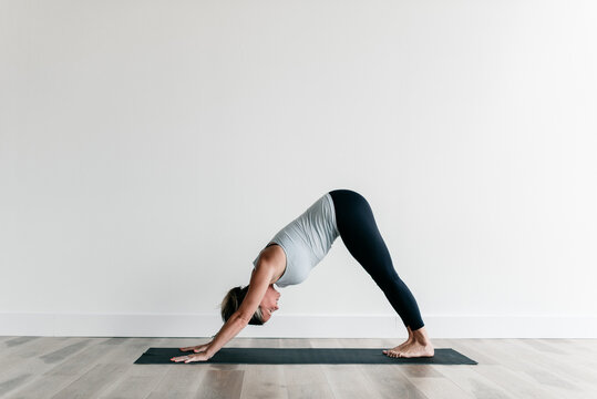young woman doing yoga