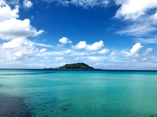 Fototapeta premium A small island in Jeju province