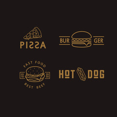 fast food logo design