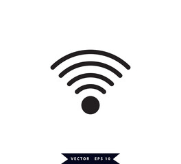 Signal icon vector logo design template