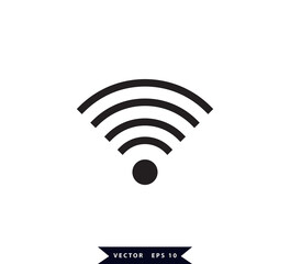 Signal icon vector logo design template