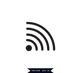 Signal icon vector logo design template