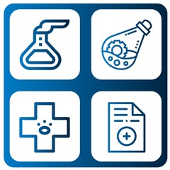Set of pharmacy icons