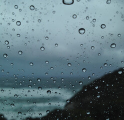 Raindrops on the window