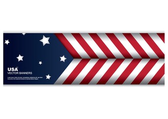 american flag banner