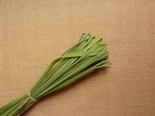 Green color raw fresh Lemongrass