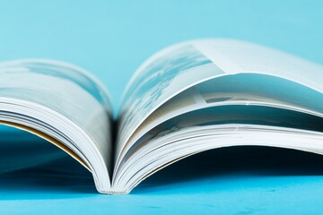 Open book or magazine