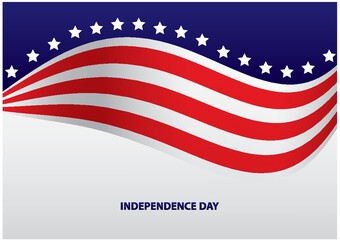 Fototapeta premium american independence day background
