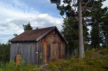 Fototapeta premium Abandoned mining village. Kongsberg,Norway