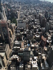 aerial view of manhattan, New York skyline