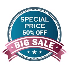 big sale label