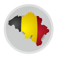 Fototapeta premium belgium map