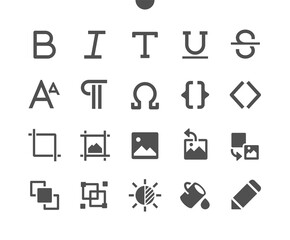 Edit text v3 UI Pixel Perfect Well-crafted Vector Solid Icons 48x48 Ready for 24x24 Grid for Web Graphics and Apps. Simple Minimal Pictogram