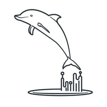recommend clip art: dolphin