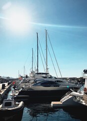 yachts in the harbor, Saint Tropez, France, vacation, cote d'azur