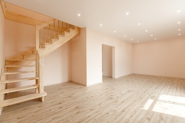 new unfurnished house or apartment in light colors