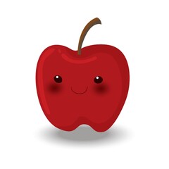 red apple