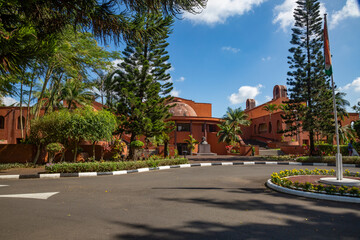 Fototapeta na wymiar Srimati Indira Gandhi cultural centre,Phoenix,Mauritius
