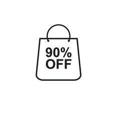 90 percent off bag