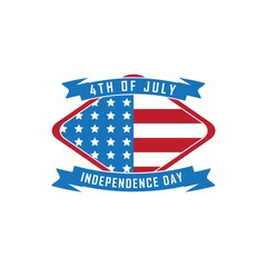 usa independence day banner
