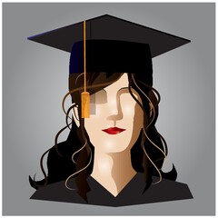 woman with graduation hat