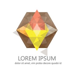 Fototapeta premium abstract icon