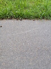 grey asphalt road