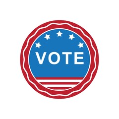 usa vote label