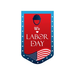 usa labor day label