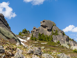 Mountain landscape. Ergaki Natural Park. Siberian Sayan Mountains