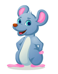 vector cartoon mouse