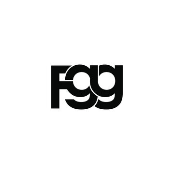fgg letter original monogram logo design