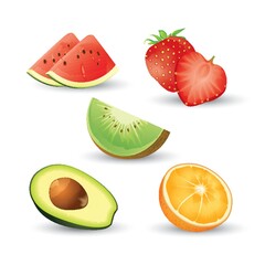 collection of various fruit slices