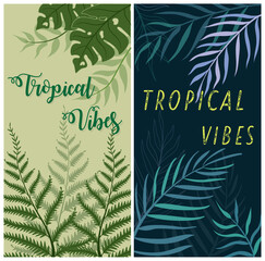 Tropical Vibes Background