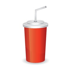 cup with a straw