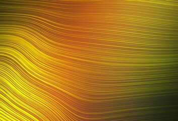 Dark Green, Yellow vector abstract blurred background.