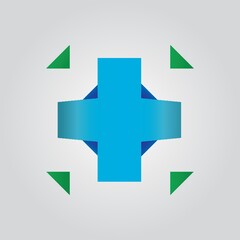 Obraz premium abstract cross