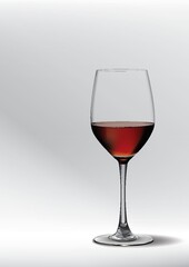 glass of red wine