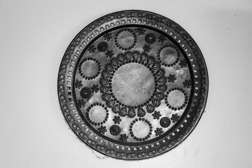 black and white background