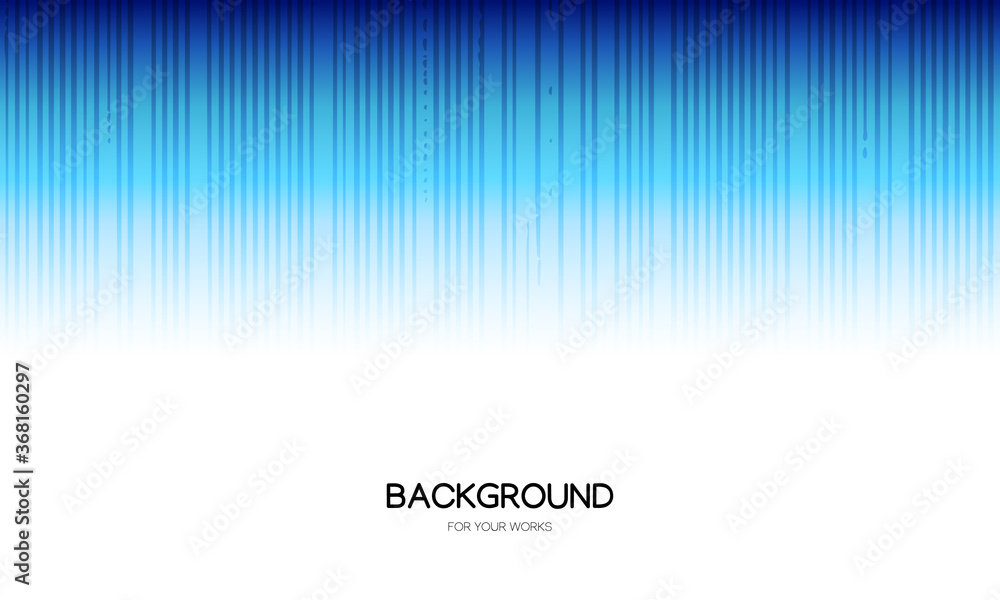 Poster abstract background vector illustration. gradient blue with transparent lines.