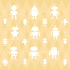 robot pattern background