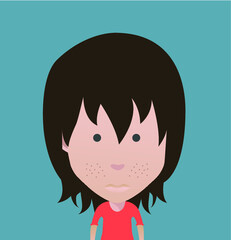 People cartoon figures and avatars