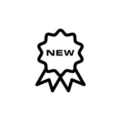 new badge icon vector design trendy