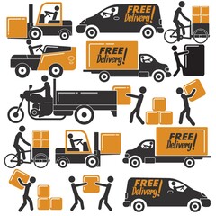 delivery icons