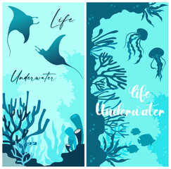 Life Underwater Background
