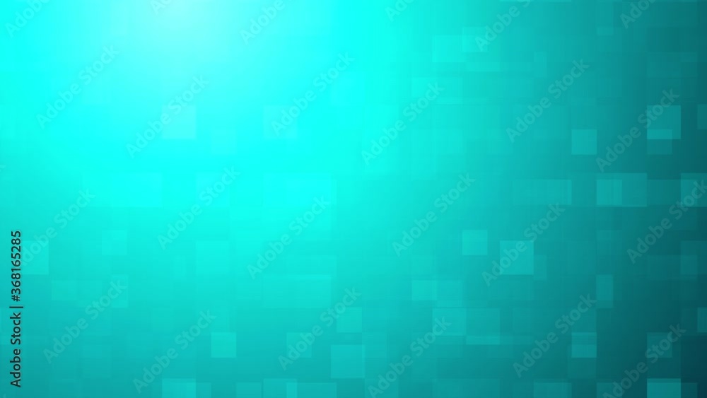 Poster abstract futuristic light blue geometric mosaic minimal texture with neon glow random movement backg
