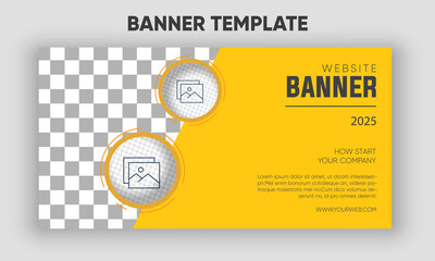 Banner design. vector template, EPS 10.