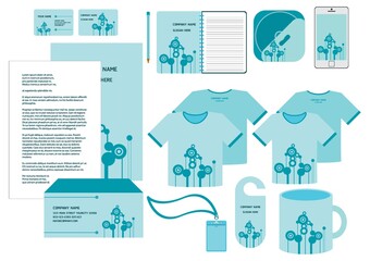 Naklejka premium corporate identity designs