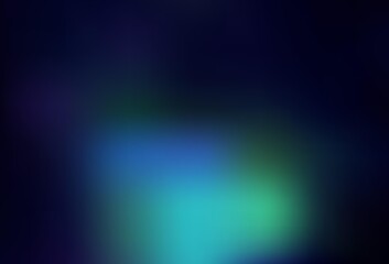 Dark Blue, Green vector blurred bright template.